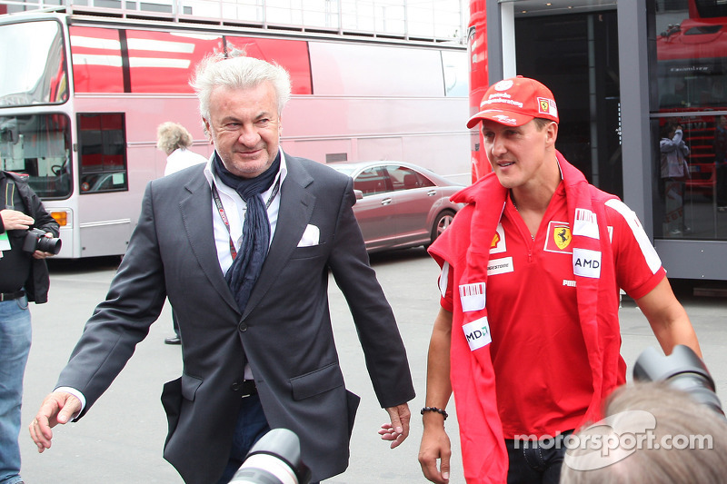 Willi Weber, Pilot Menajeri ve Michael Schumacher, Test Pilotu, Scuderia Ferrari