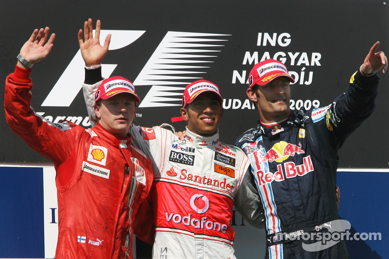 Lewis Hamilton, McLaren Mercedes, Kimi Raikkonen, Scuderia Ferrari, Mark Webber, Red Bull