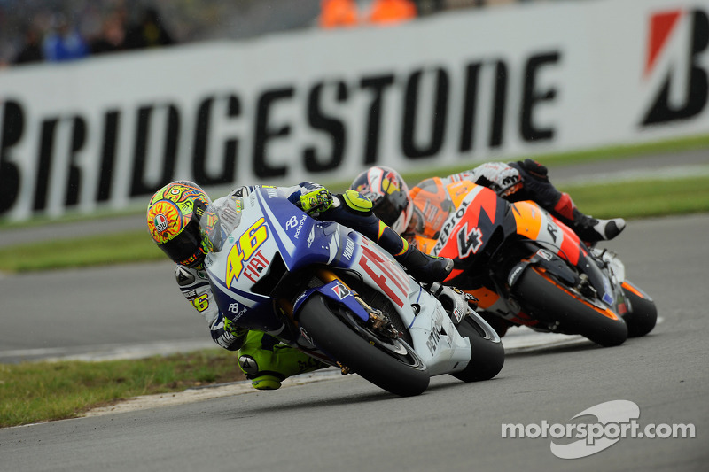 Valentino Rossi devance Andrea Dovizioso