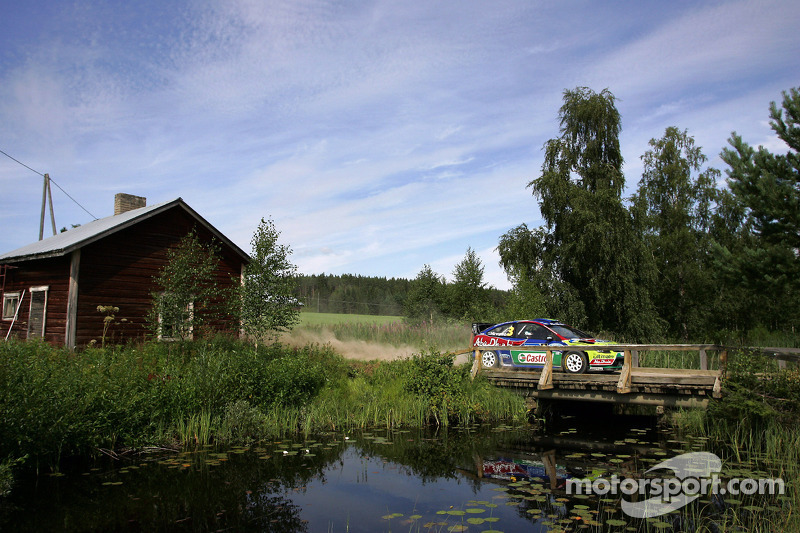 Mikko Hirvonen and Jarmo Lehtinen, BP Ford Abu Dhabi World Rally Team Ford Focus RS WRC08