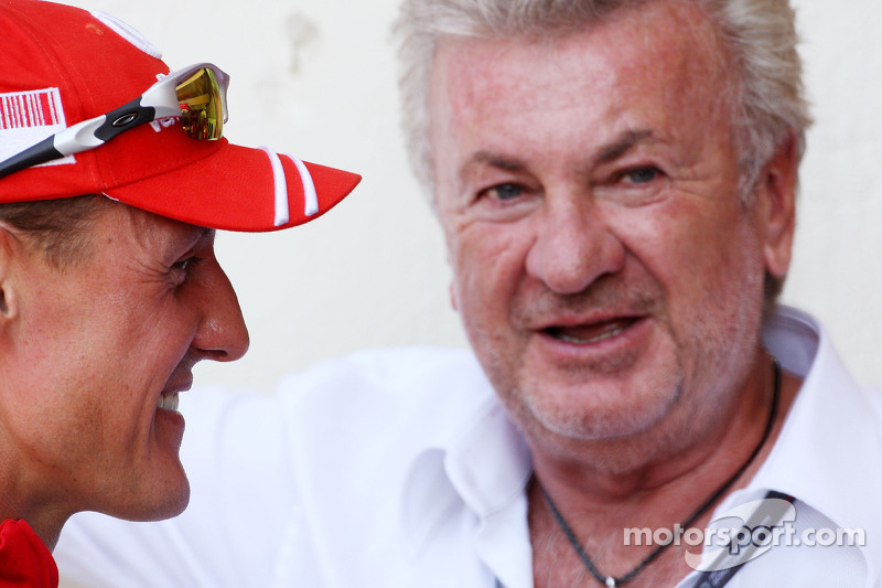 Michael Schumacher, Test Pilotu, Scuderia Ferrari, Willi Weber, Pilot Menajeri