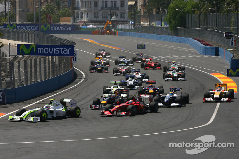 Start: Rubens Barrichello, Brawn GP