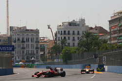 Luca Badoer, Scuderia Ferrari and Romain Grosjean, Renault F1 Team