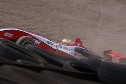 Jules Bianchi, ART Grand Prix Dallara F308 Mercedes choque