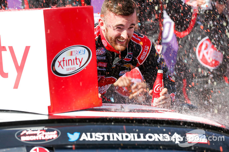 Ganador de la carrera Austin Dillon, Richard Childress Racing Chevrolet
