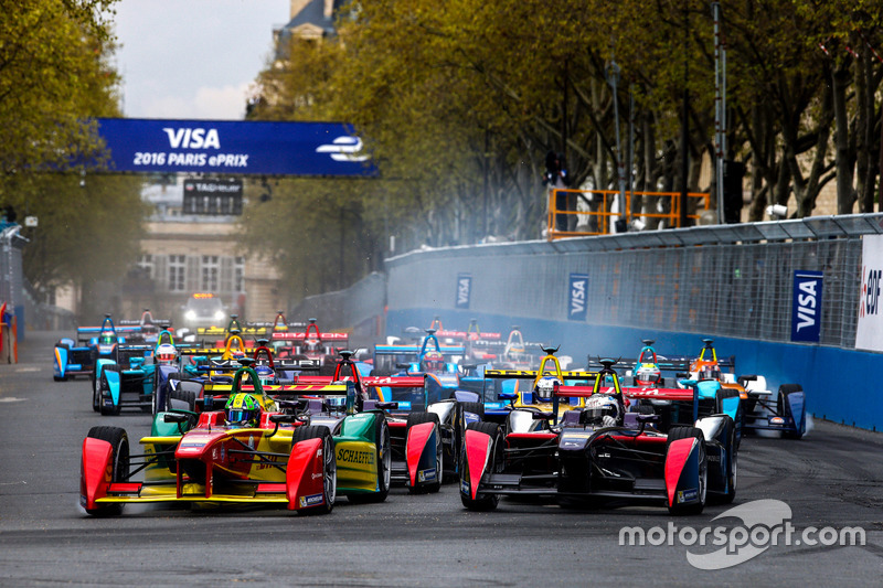 Lucas di Grassi, ABT Schaeffler Audi Sport, Sam Bird, DS Virgin Racing Formula E Team