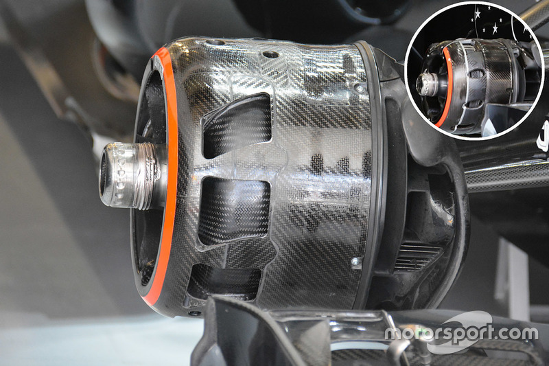 Bremsbelüftung des McLaren MP4-31