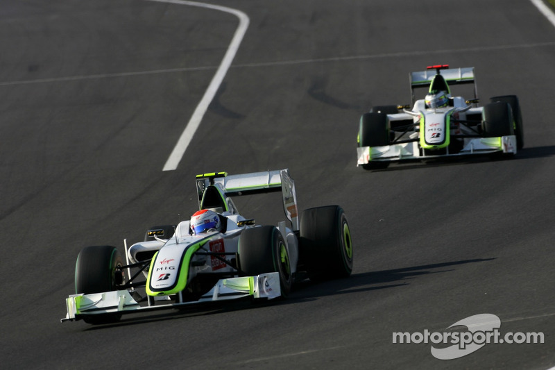 Rubens Barrichello, Brawn GP y Jenson Button, Brawn GP