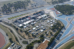 Vue aérienne du Circuit Paul Ricard