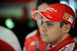 Felipe Massa, Scuderia Ferrari, gets ready for his first F1 test since his accident