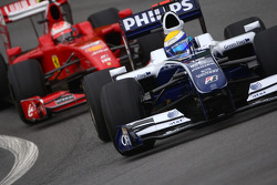 Nico Rosberg, Williams F1 Team ve Kimi Raikkonen, Scuderia Ferrari