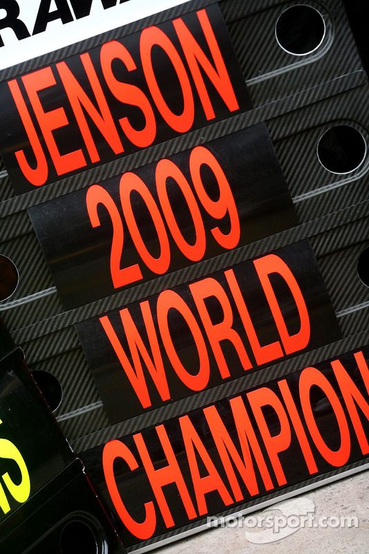 Jenson Button, Brawn GP, is the 2009 champion