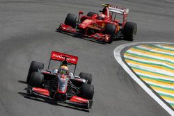Lewis Hamilton, McLaren Mercedes, Kimi Raikkonen, Scuderia Ferrari