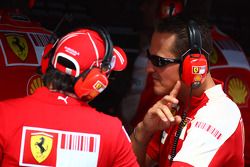 Scuderia Ferrari, Felipe Massa y Michael Schumacher, piloto de pruebas, Scuderia Ferrari