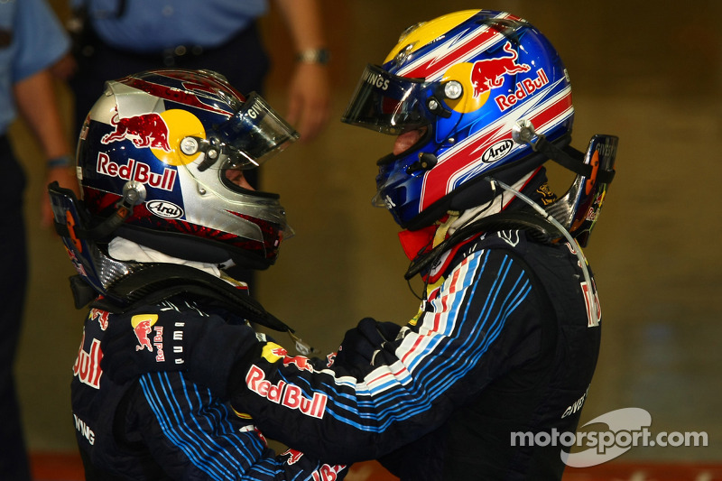 Sebastian Vettel y Mark Webber