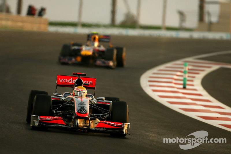 Lewis Hamilton, McLaren Mercedes y Sebastian Vettel