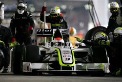 Rubens Barrichello, Brawn GP during pitstop