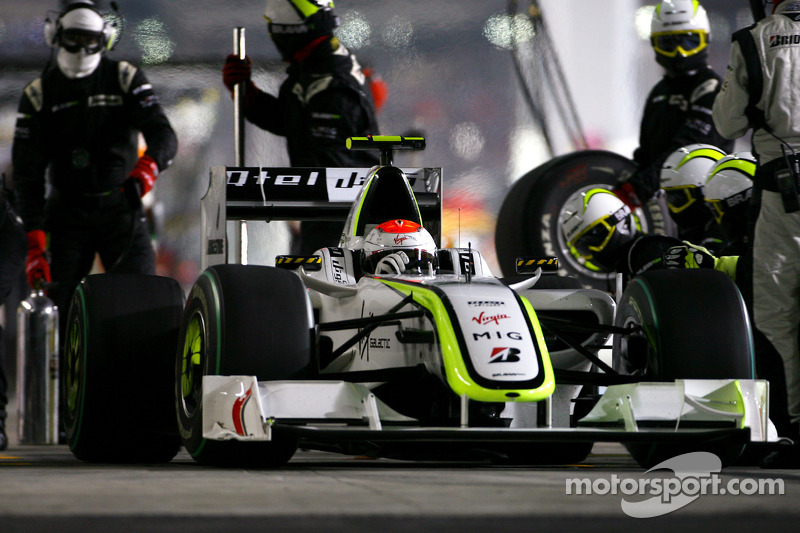 Rubens Barrichello, Brawn GP en un pitstop