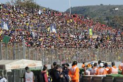 Les fans sont prêts pour la course