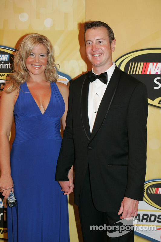 Kurt Busch with his wife Eva at Champion's Week