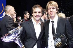Sébastien Loeb avec Sebastian Vettel, Red Bull Racing