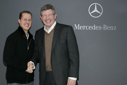 Michael Schumacher reunited with Ross Brawn