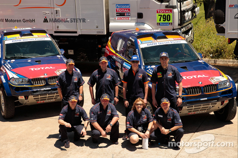 X-raid: Stéphane Peterhansel y Jean-Paul Cottret, Nani Roma y Michel Périn, Guerlain Chicherit y Tina Thorner, Leonid Novitskiy y Andreas Schulz