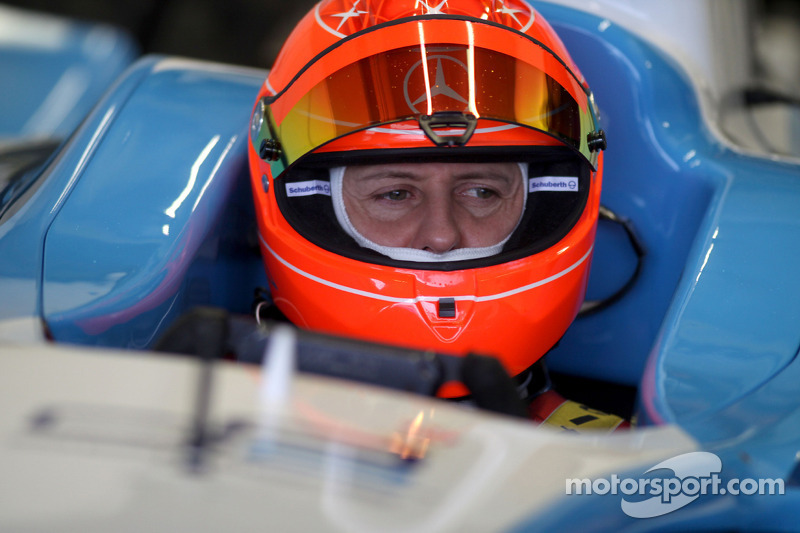 Michael Schumacher teste une GP2