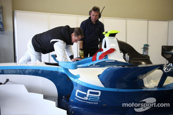 Michael Schumacher teste une GP2