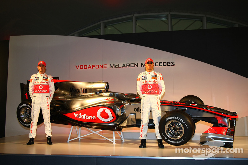 Jenson Button, McLaren Mercedes et Lewis Hamilton, McLaren Mercedes