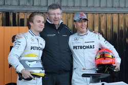 Nico Rosberg, Mercedes GP, Ross Brawn Takım Patronu, Mercedes GP, Michael Schumacher, Mercedes GP