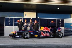 Adrian Newey, Red Bull Racing, Technical Operations Director with Sebastian Vettel, Red Bull Racing,