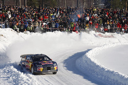 Kimi Raikkonen et Kaj Lindstrom, Citroën C4 WRC, Citroën Junior Team