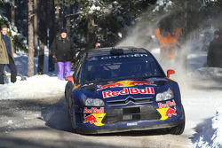 Kimi Raikkonen et Kaj Lindstrom, Citroën C4 WRC, Citroën Junior Team