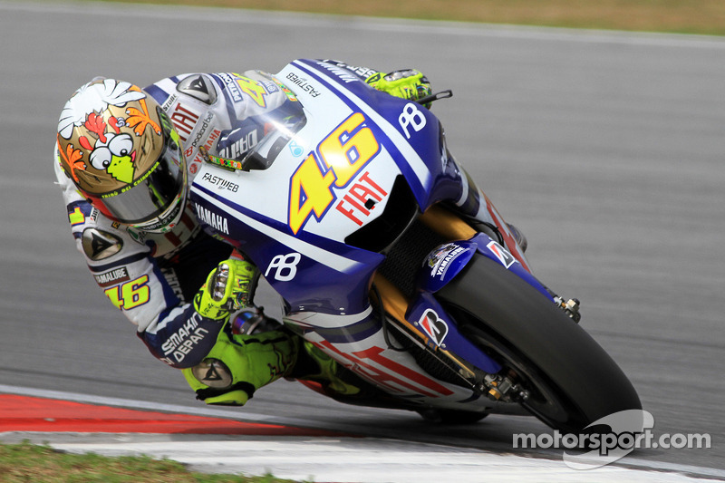Valentino Rossi of Fiat Yamaha Team