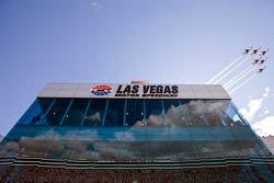 The Thunderbirds make the fly over