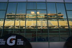 A view of the grandstands