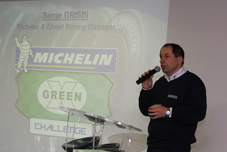 LMS press conference: Serge Grisin on stage