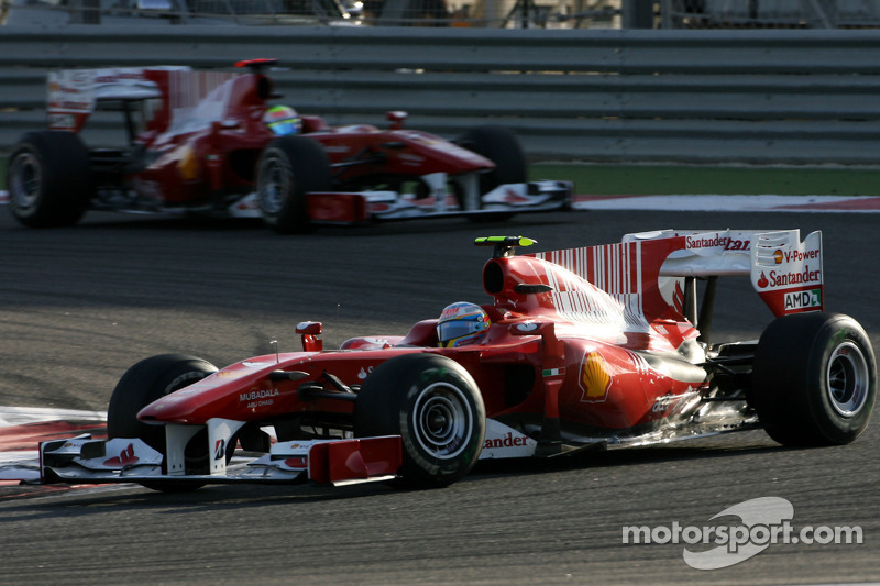 Fernando Alonso, Scuderia Ferrari y Felipe Massa, Scuderia Ferrari