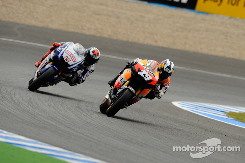 Dani Pedrosa, Repsol Honda Team, Jorge Lorenzo, Fiat Yamaha Team