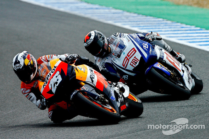 Dani Pedrosa, Repsol Honda Team, Jorge Lorenzo, Fiat Yamaha Team