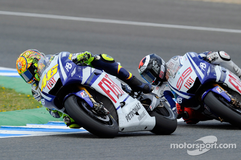 Valentino Rossi, Fiat Yamaha Team, Jorge Lorenzo, Fiat Yamaha Team