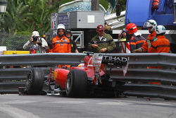 Fernando Alonso, Scuderia Ferrari crashed