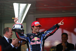 Podium: Mark Webber, Red Bull Racing