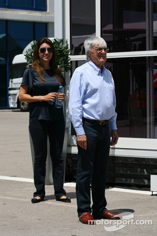 Fabiana Flosi Brazilian Grand Prix Vice-President of Marketing and girlfriend of Bernie Ecclestone