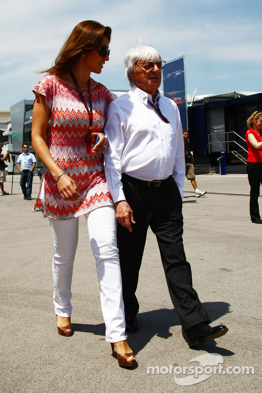 Fabiana Flosi Brazilian Grand Prix Vice-President of Marketing and girlfriend of Bernie Ecclestone