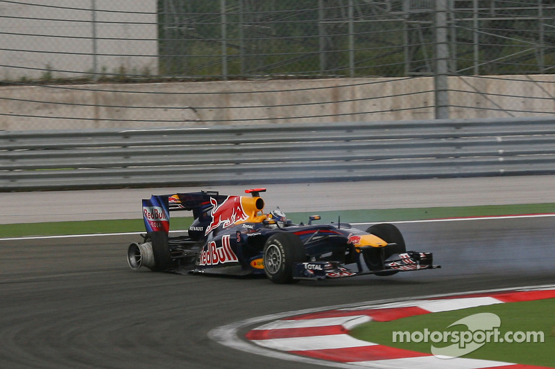 Mark Webber, Red Bull Racing ve Sebastian Vettel, Red Bull Racing kaza
