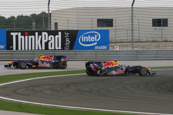 Mark Webber, Red Bull Racing and Sebastian Vettel, Red Bull Racing crash