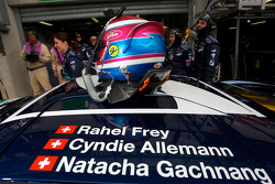 Helmet of Natacha Gachnang