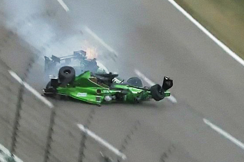 12 juin - Le crash Daly/Newgarden